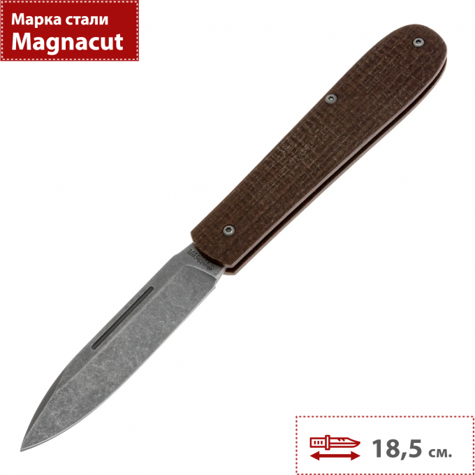 Складной нож BOKER MANUFAKTUR SOLINGEN COFFIN JUTE MICARTA 112946 BK112946